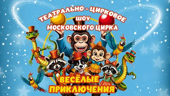 Театрально-цирковое шоу «Весёлые приключения»